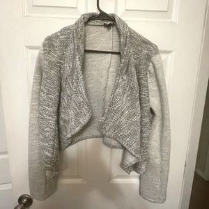 Cropped Knit Express Blazer (L)